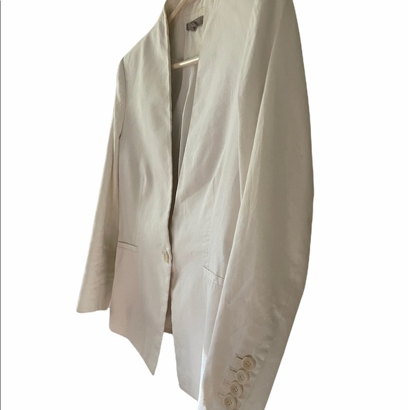 HELMUT LANG White Single Button Blazer size 6 - Picture 7 of 12